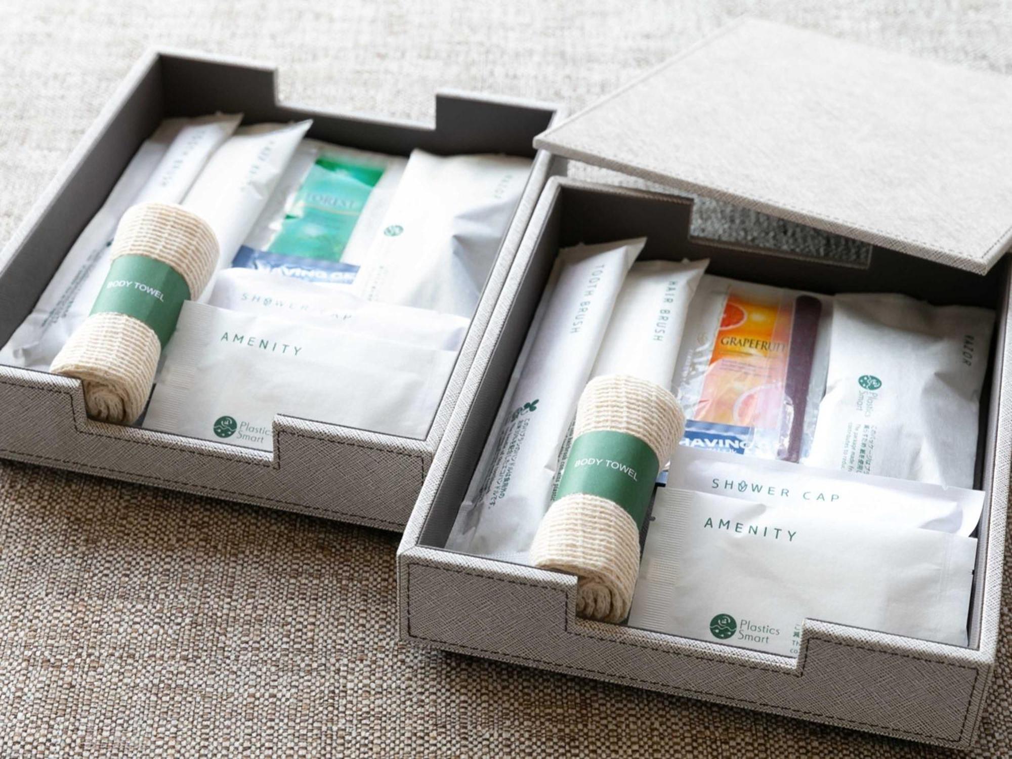נאגו Oriental Hotel Okinawa Resort & Spa מראה חיצוני תמונה A set of amenities