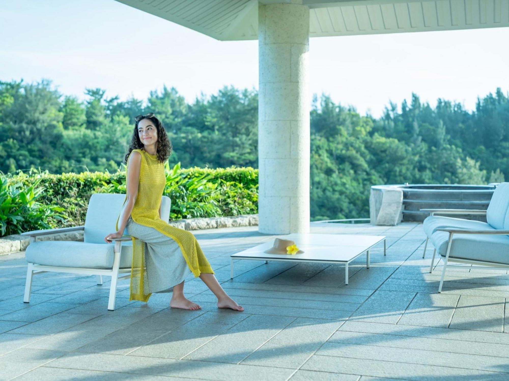 נאגו Oriental Hotel Okinawa Resort & Spa מראה חיצוני תמונה Outdoor furniture